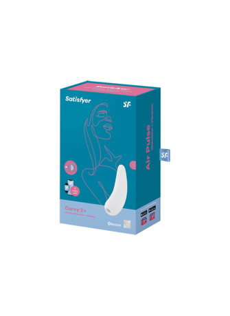 Stimulateur blanc connecté Curvy 2+ Satisfyer - CC5972400020